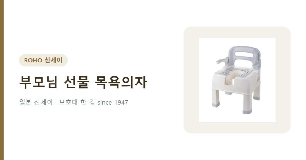 부모님 선물 노인 목욕의자 - 온네아 목욕의자